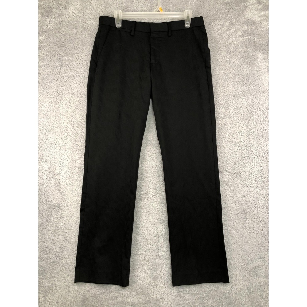 Express Pants Men's 32x30 (Tag 30x30) Black Photographer Wool Blend